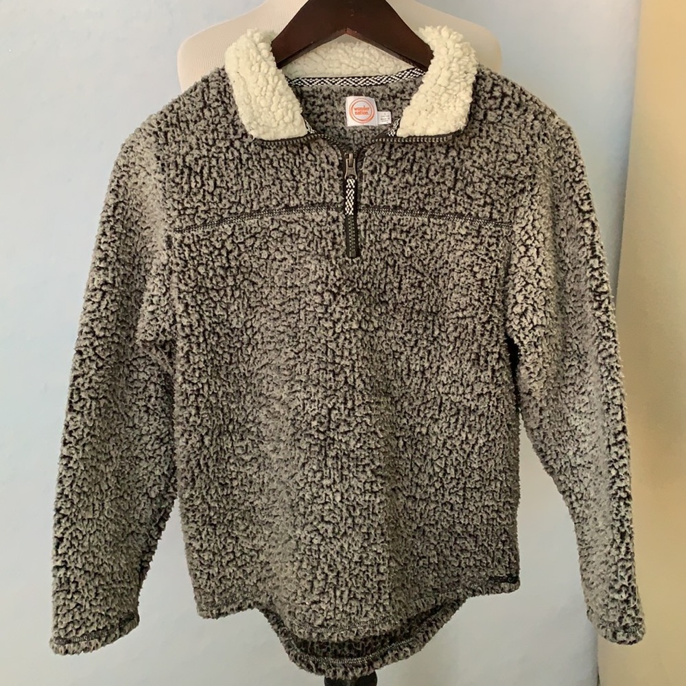 Kids Quarter Zip Fleece Pullover Sweatshirt